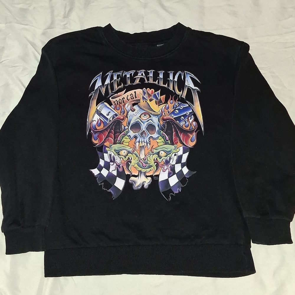 Metallica Norcal Sweatshirt Rock Metal Kids Youth Shirtn
